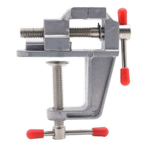 35mm Mini Tool Vice Aluminum Small Clamp On Table Jewelers H