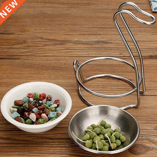 Elegant Swan Stainless Steel Spoon Rest Seat Holder Stand St