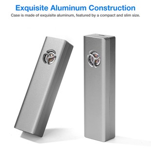 10Gbps USB 3.1 Type-C SSD Enclosure Fan External Case Compat