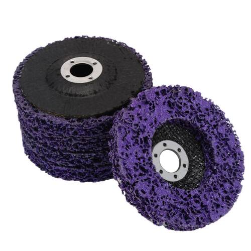 5Pcs Durable Poly Strip Disc Wheel 100x16Mm Wood Metal Paint