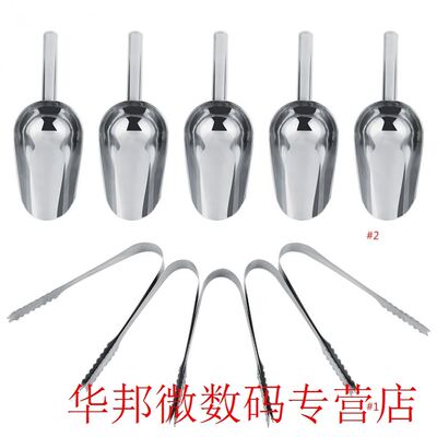 5Pcs Sweet Scoops/ Ice Tongs Tweezers Set Scoops Tongs Set W