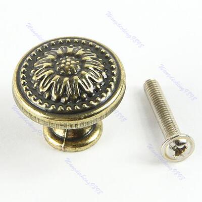 Hot Sell 2pcs/lot Retro 25x25mm Door Knob Handle Replacement
