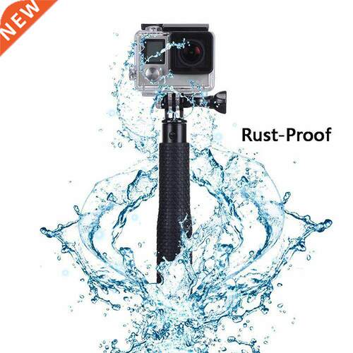Extendable Selfe Stck Black Alumnum Alloy Sesson Handhel