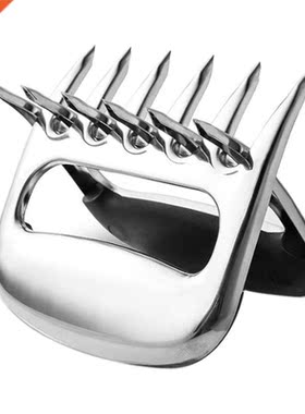 2 Pcs Meat Shredder Claws Stainless Steel Bear Claws BBQ Mea