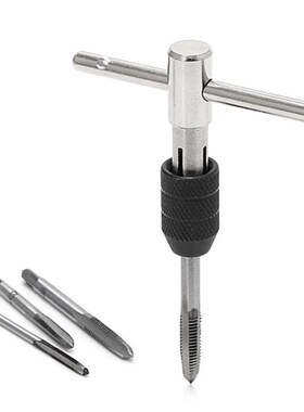 5Pcs/set  T Type Hand Screw Thread Taps Drill Kit Screw Thre
