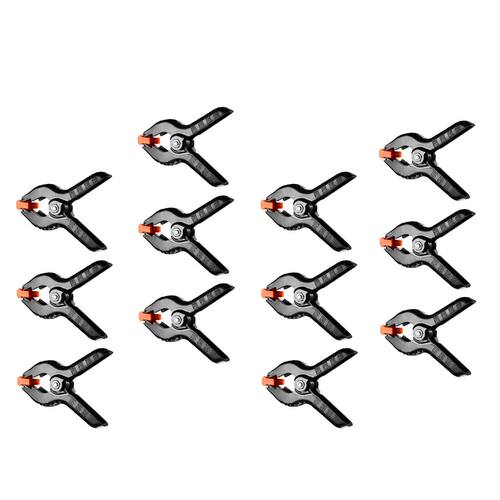 12 Pieces 4.5 inch Background Clip for Backdrop Light Photog