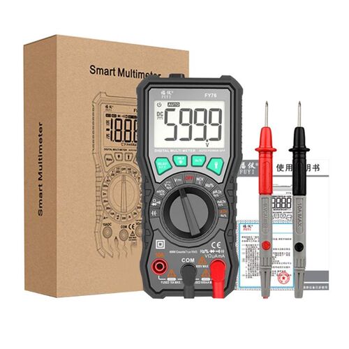 FY76 Digital Multimeter Backlight Auto Ranging AC/DC Voltage