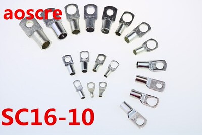 SC 16-10  Bolt Hole Tinned Copper Cable lugs Battery Termina