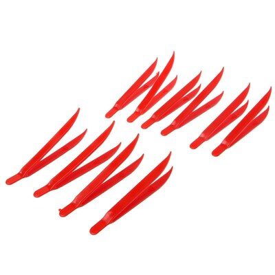 10pcs Plastic Anti-static Tweezer Tweezers Heat Resistant Ma