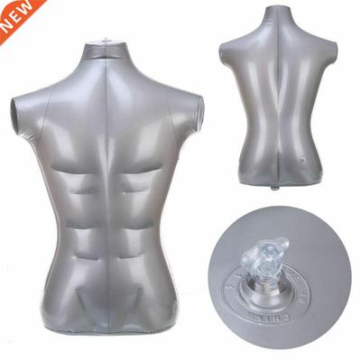 1*Model PVC Plastic Male Inflatable Torso Form Mannequin Mod