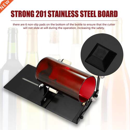 Glass Bottle Cutter Adjustable Sizes Metal Glassbottle C
