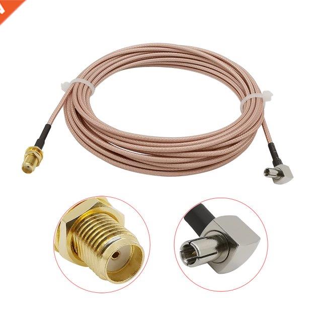 RG316 Right Angle TS9 Male to SMA Female RF Coaxial Connecto