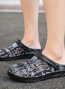 Airavata Crocks Sandals Hole Shoes Slippers Men and Women Su