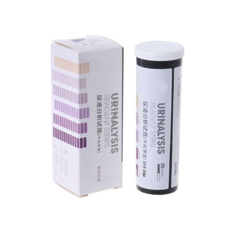 25 Strips/Set Ketone Test Strips Urine Tester Reagent Strip