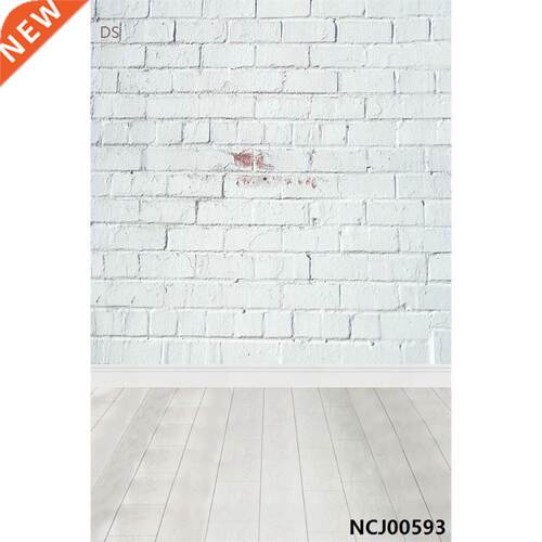 Laeacco Brick Wall Wooden Floor Portrait Grunge Photozone Ph