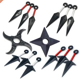 7PCS Set Anime Naruto Weapon Toy Cosplay Uchiha Itachi Acces