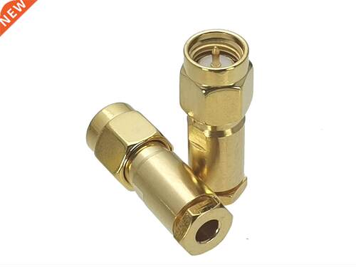 10Pcs Connector SMA Male Plug clamp RG16 RG174 LMR100 RF Ad