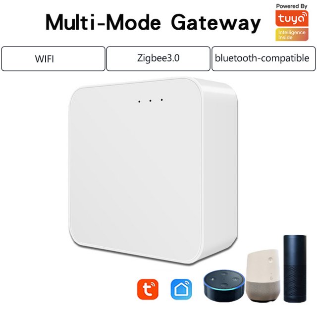 Tuya Wireless Smart Gateway Bluetooth-Compatible Remote Zigb
