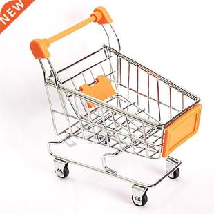 Mini Shopping Cart Decor Creative ay Metal Mini Shopping C