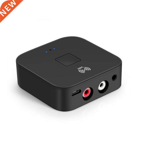 Bluetooth 5.0 RCA Audio Receiver APTX 3.5mm AUX Jack Music W