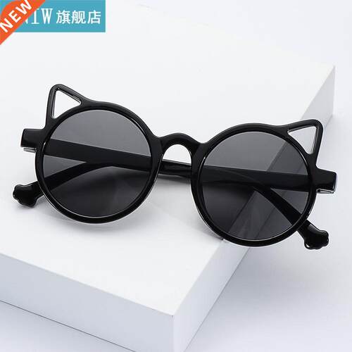 2021 Summer Kids Sunglasses Brand Design Cat ears UV400 Lens
