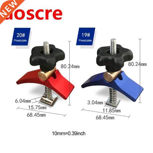 Aluminium Fast Acting Low Holder Set for T-slot T-track DIY