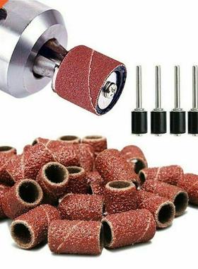 12PCS Sanding Bands Drum Sleeve Grit Mandrel Drum Kit Sandp