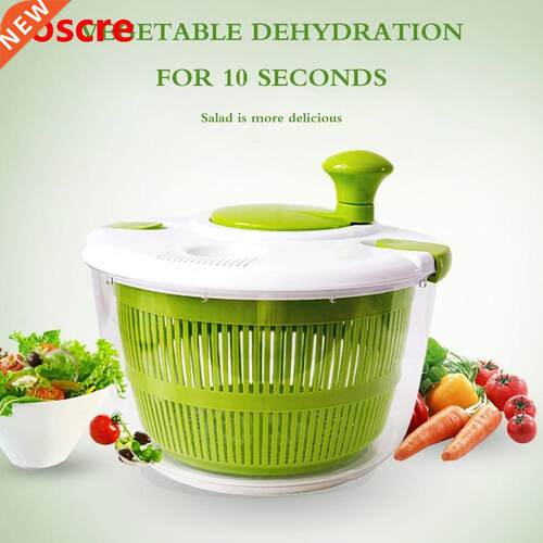 Newest Hot Wash And Spin-Dry Salad Spinner Large Dryer Spa F