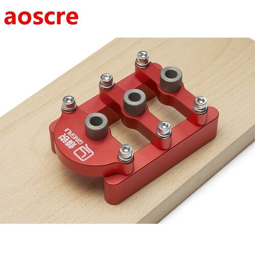2 in 1 Punch Locator Woodworking Log Tenon Hole Punchers Loc