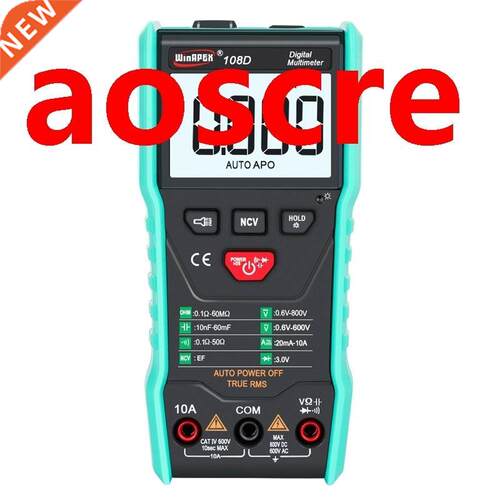 Winapex 108D Digital Multimeter Auto True RMS 5999 Mearuring