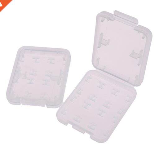 2pcs 8 In 1 Transparent Hard Micro SD SDHC TF MS Memory Card