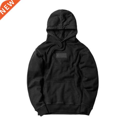 High Quality Thick Kith Box Logo Hoodie Men WomenEmbroidery