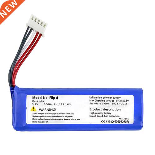 Battery for JBL Flp 3 4 Player Flp3 Flp4 New L Polymer
