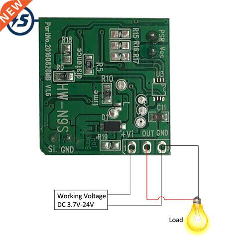 HW-N9MW Smart Sensor Switch DC 3.7-24V Radar Module Sensing