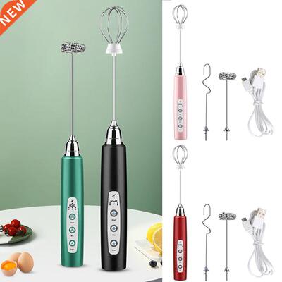 3 Modes Handheld Electrc Mlk Frother Wth USB Charger Bubb