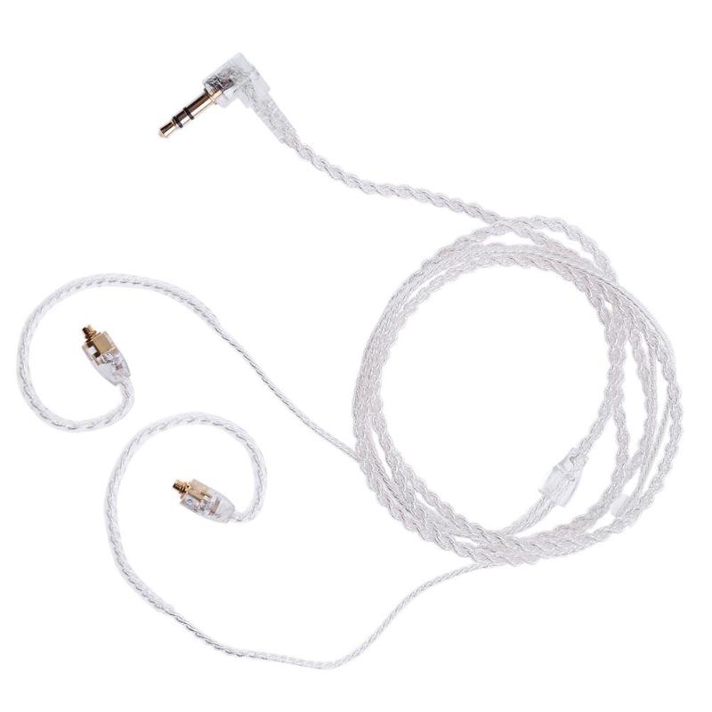 4 Core Cable Plated MMCX L Bended Cable Wire for Shure SE535