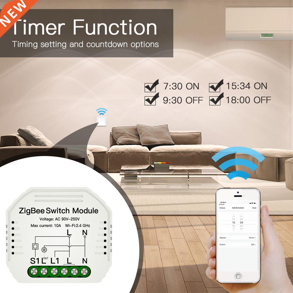 ZIGBEE3.0 Mini Hide Breaker One Way Intelligent Switch Modul