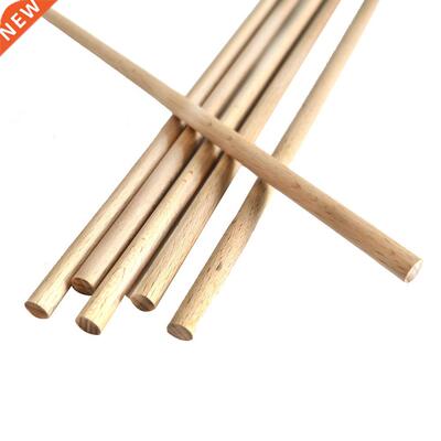 10pcs 0cm Long 5mm 50mm  Wooden Round Dowel Rods Pe S