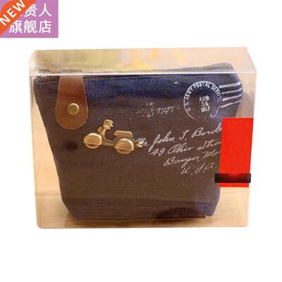 Classic nostalgic wallets simple zipper coin purse practical