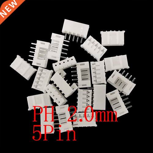 100Pcs/lot JST PH2.0 2.0mm 5 Pin Male Plug Female Socket Pla