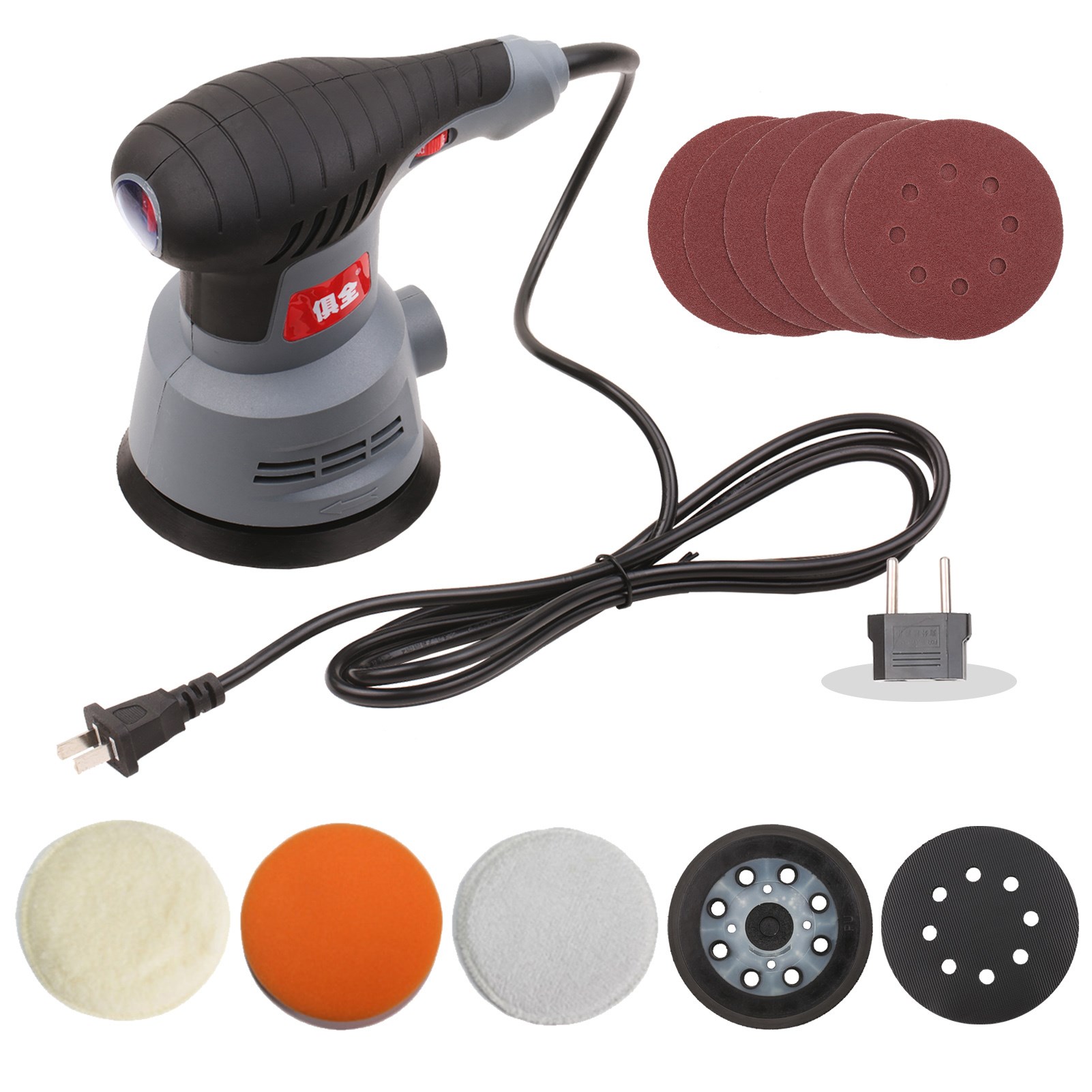400W Random Orbit Sander 5-Inch Variable Speeds Electric San