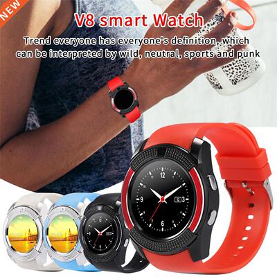 V8 Waterproof Smart Watch Men Bluetooth Sport Watches Women