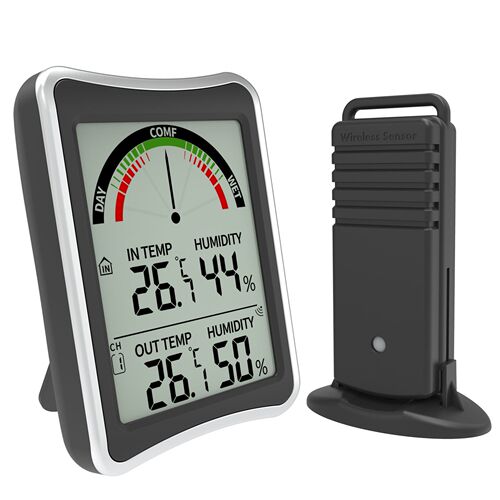 Indoor Outdoor Humidity Meter Thermometers Wireless Thermome