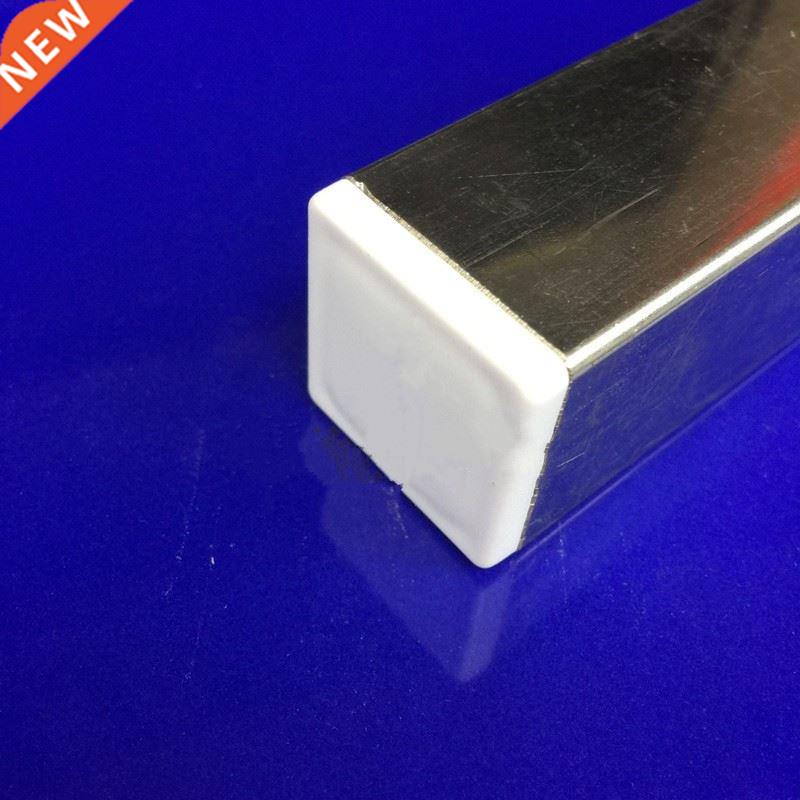 4pcs White Plstic Squre chir tble feet cp Pipe Tube Bl