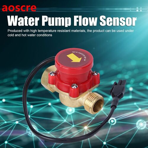 HT-60 4-4 G3/4in 220V 60W Water Flow Sensor Switch Meter Pre