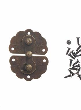 1PCS Smooth Surface Case Hasp Brass Iron Latch Jewelry Gift