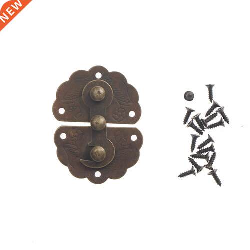 1PCS Smooth Surface Case Hasp Brass Iron Latch Jewelry Gift