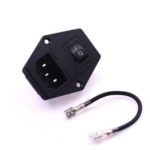 1PCS 3D Printer Accessories 10A 250V 3 pin I EC320 C14 AC in