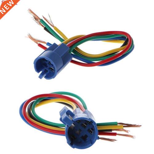 5 Pin Wire Connector Wiring Socket Plug Adapter For 16/19mm