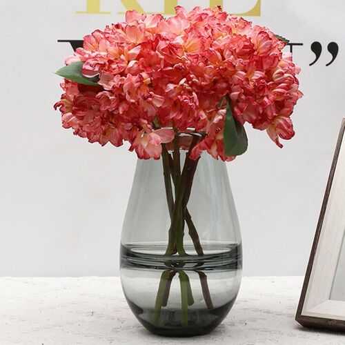 Artificial flowers cheap Silk hydrangea Bride bouquet weddin